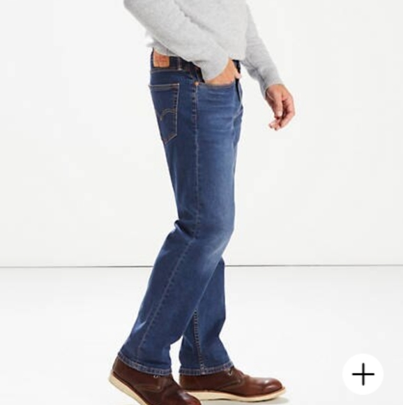 LEVI'S - 514™ (35x32) STRAIGHT FITFLEX JEANS Dark Indigo - Picture 2 of 11